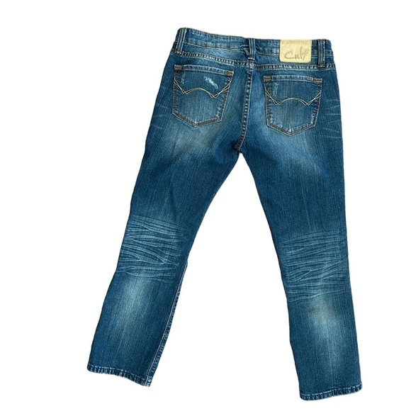 Cult‎ of Individuality Jeans Women's Size 27 Ankle Distressed Wash Stretch Denim - Picture 1 of 13